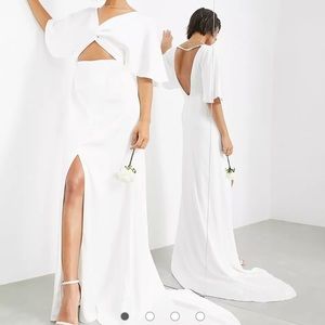 ASOS Edition - Satin White Wedding Dress!